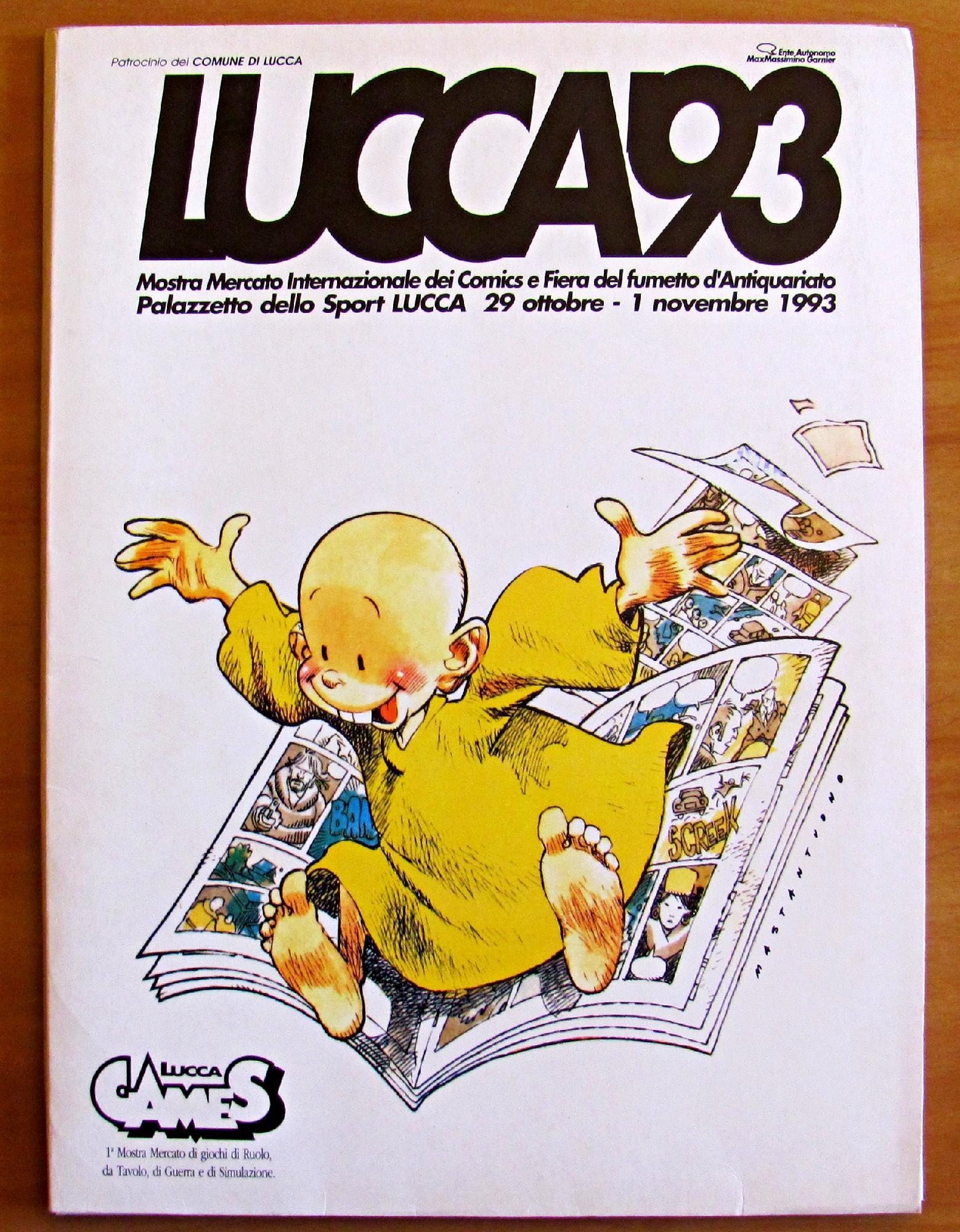 Lucca '93 - Programma Con Cartellina Originale