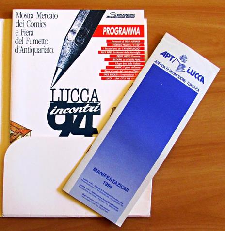 Lucca '94 - Programma Con Cartellina Originale E Depliant - 2