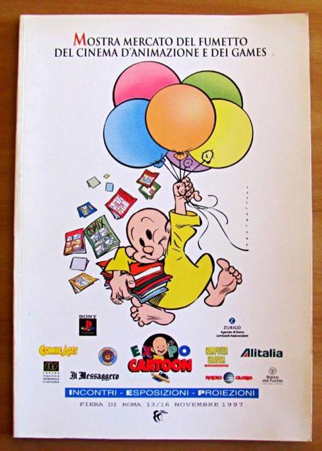 Catalogo EXPO CARTOON - Fiera di Roma 13/16 Novembre 1997 - copertina