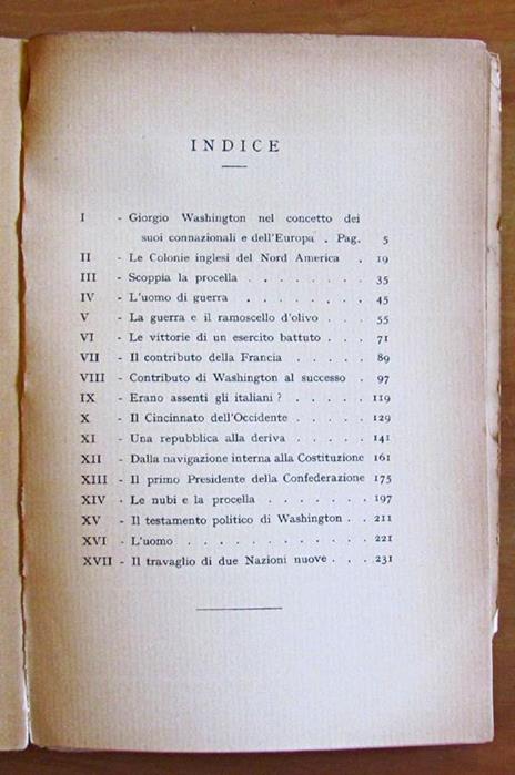 Giorgio Washington - Visto Da Un Italiano - Torquato Carlo Giannini - 6