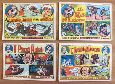 Lotto Di 13 - Albi Avventure - Serie Cino E Franco N.14/30 - Capriotti 1948 - 2