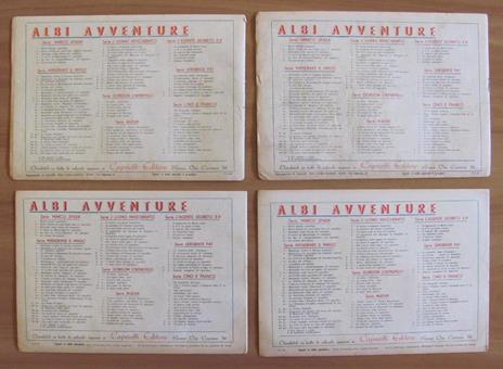 Lotto Di 13 - Albi Avventure - Serie Cino E Franco N.14/30 - Capriotti 1948 - 3