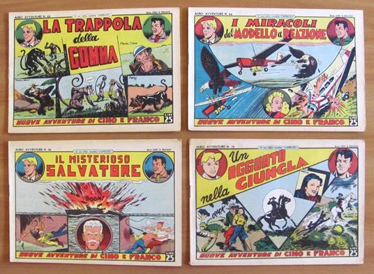 Lotto Di 13 - Albi Avventure - Serie Cino E Franco N.14/30 - Capriotti 1948 - 6