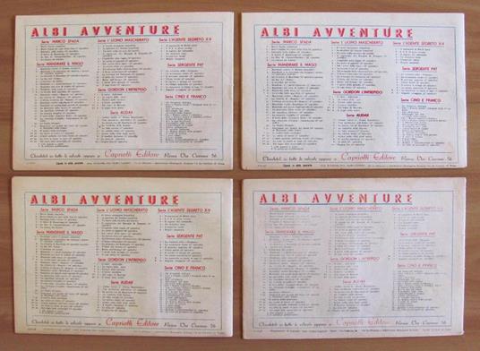 Lotto Di 13 - Albi Avventure - Serie Cino E Franco N.14/30 - Capriotti 1948 - 7