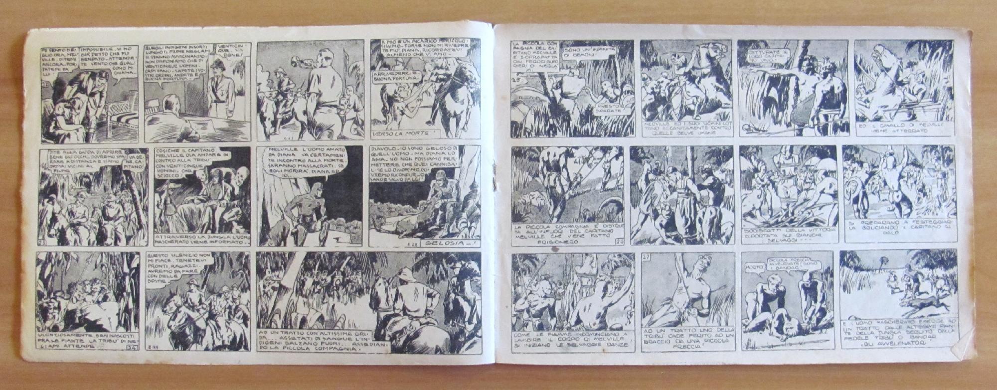 Albi Grandi Avventure N.4, 1946 Serie Uomo Mascherato - Tra I Pigmei Della Giungla