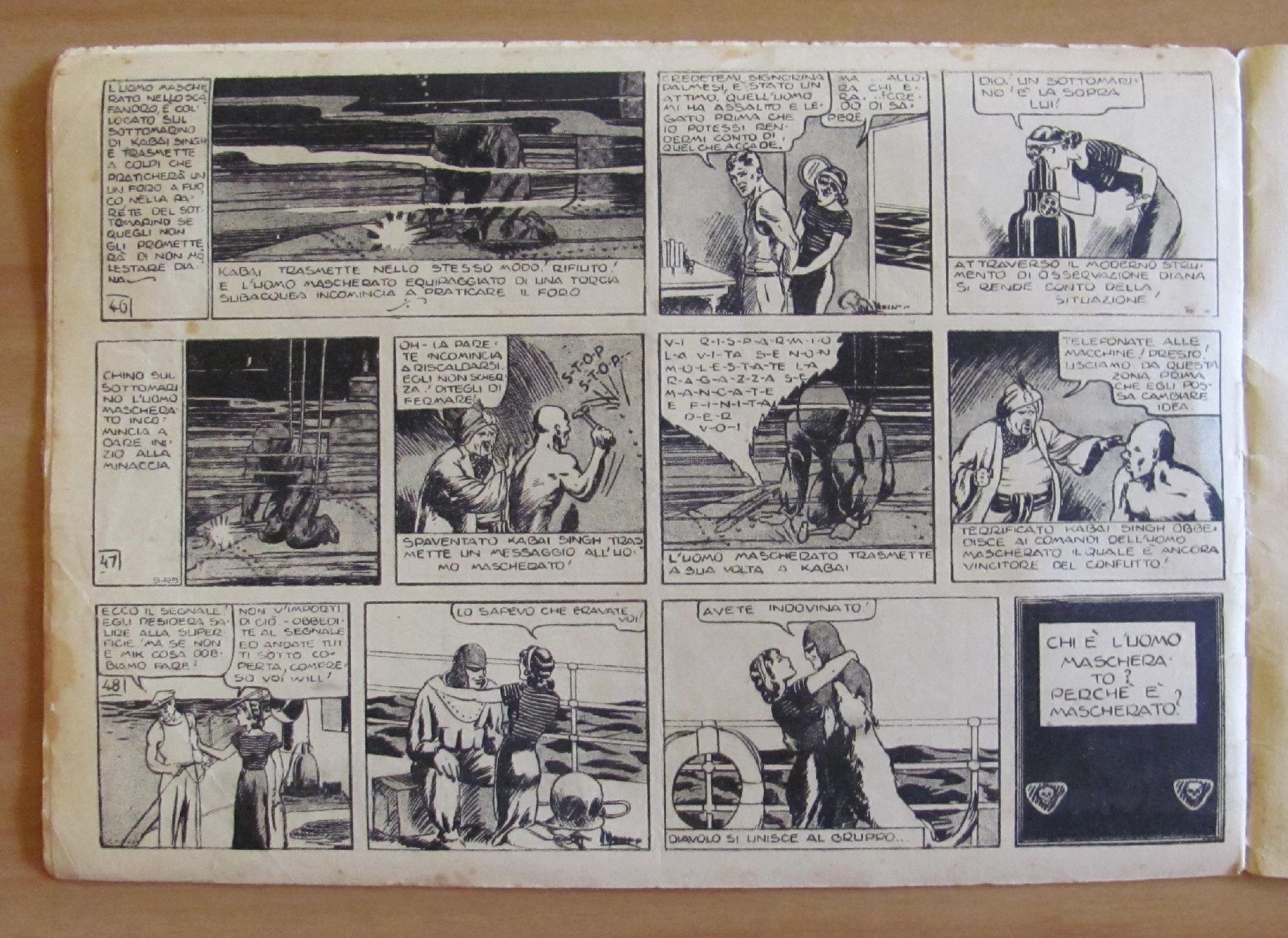 Albi Grandi Avventure N.4, 1946 Serie Uomo Mascherato - Tra I Pigmei Della Giungla