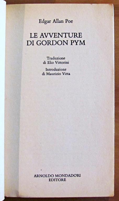 Le Avventure Di Gordon Pym - Edgar Allan Poe - 2