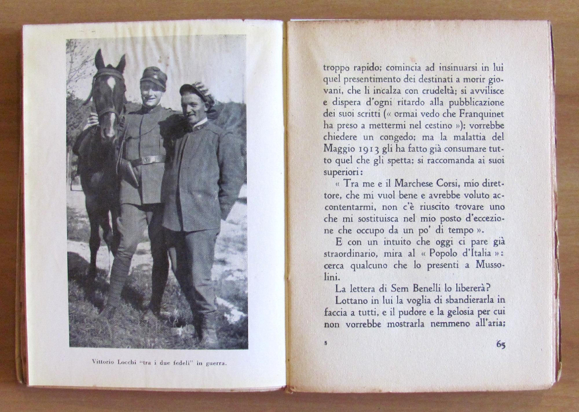 Come Visse E Mori' Vittorio Locchi - Collana Gioielli De L'Eroica N.32-33-34, 1937