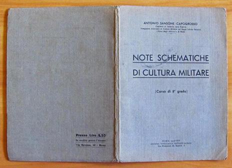 Note Schematiche Di Cultura Militare (Corso Di Ii Grado) Di: Sansone-Capogrosso Antonio - 6