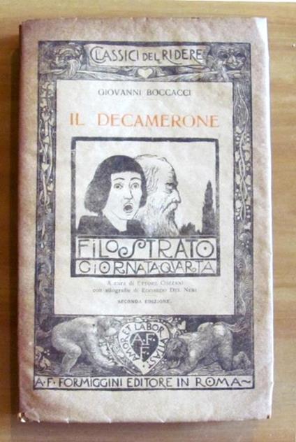 Classici del ridere - Il Decamerone - Filostrato Giornata Quarta - Giovanni Boccaccio - copertina