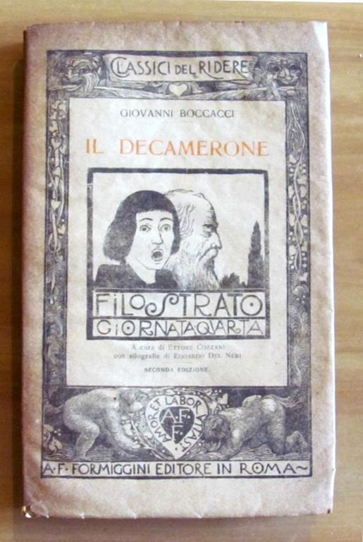Classici del ridere - Il Decamerone - Filostrato Giornata Quarta - Giovanni Boccaccio - copertina