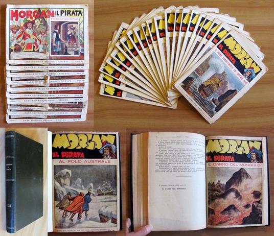 Morgan Il Piarata - Raccolta Completa 1/50 (-34) - Nerbini, I Edizione 1935 - copertina