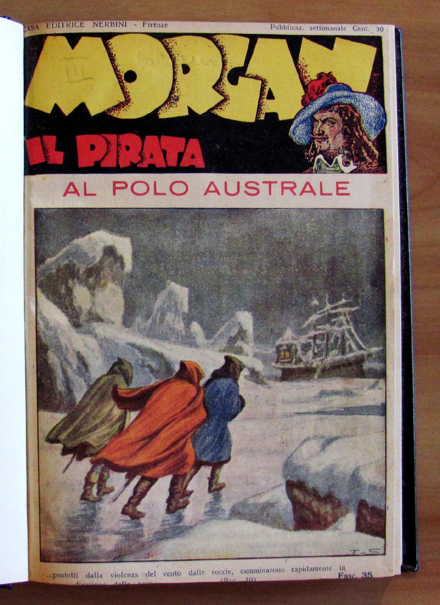 Morgan Il Piarata - Raccolta Completa 1/50 (-34) - Nerbini, I Edizione 1935