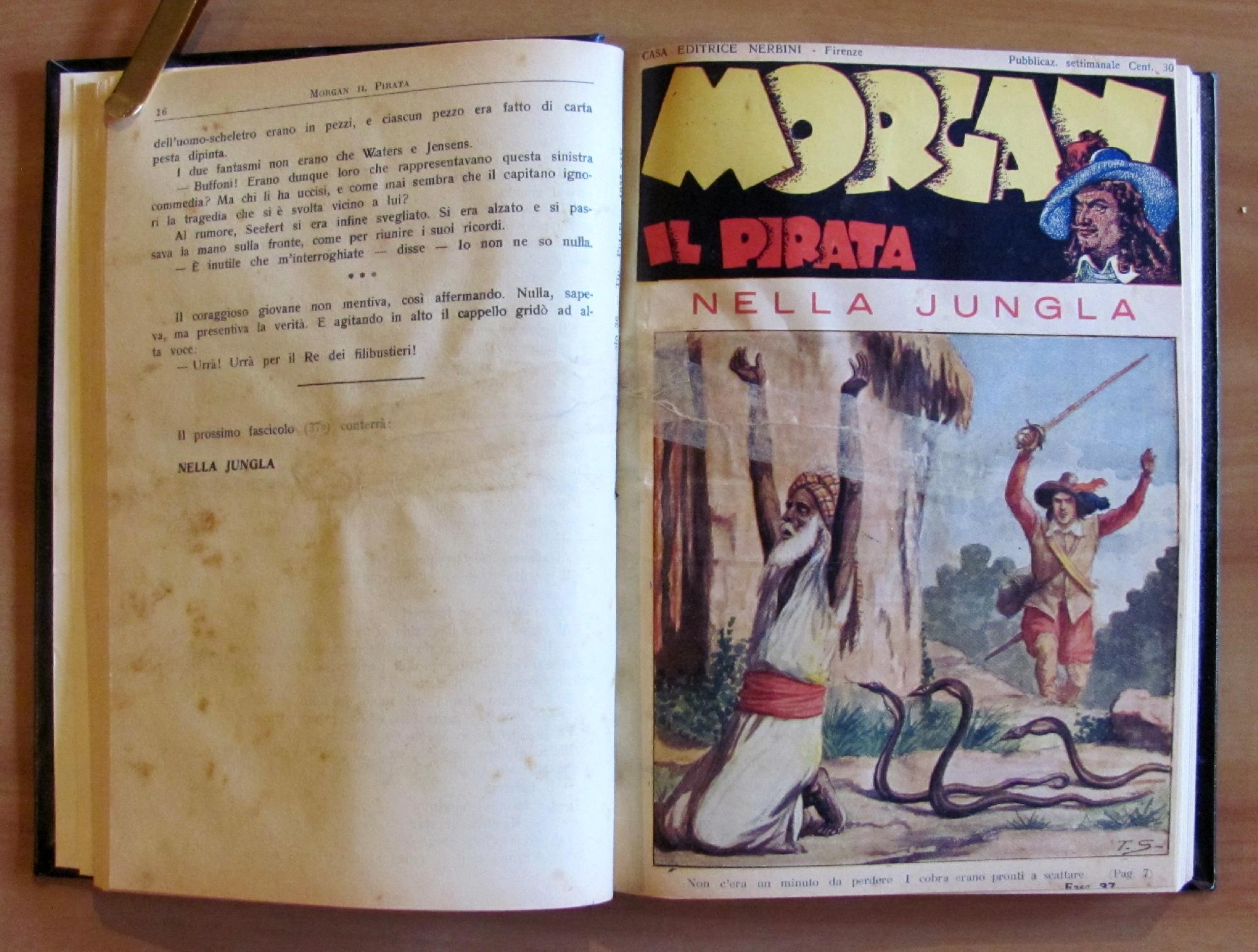 Morgan Il Piarata - Raccolta Completa 1/50 (-34) - Nerbini, I Edizione 1935