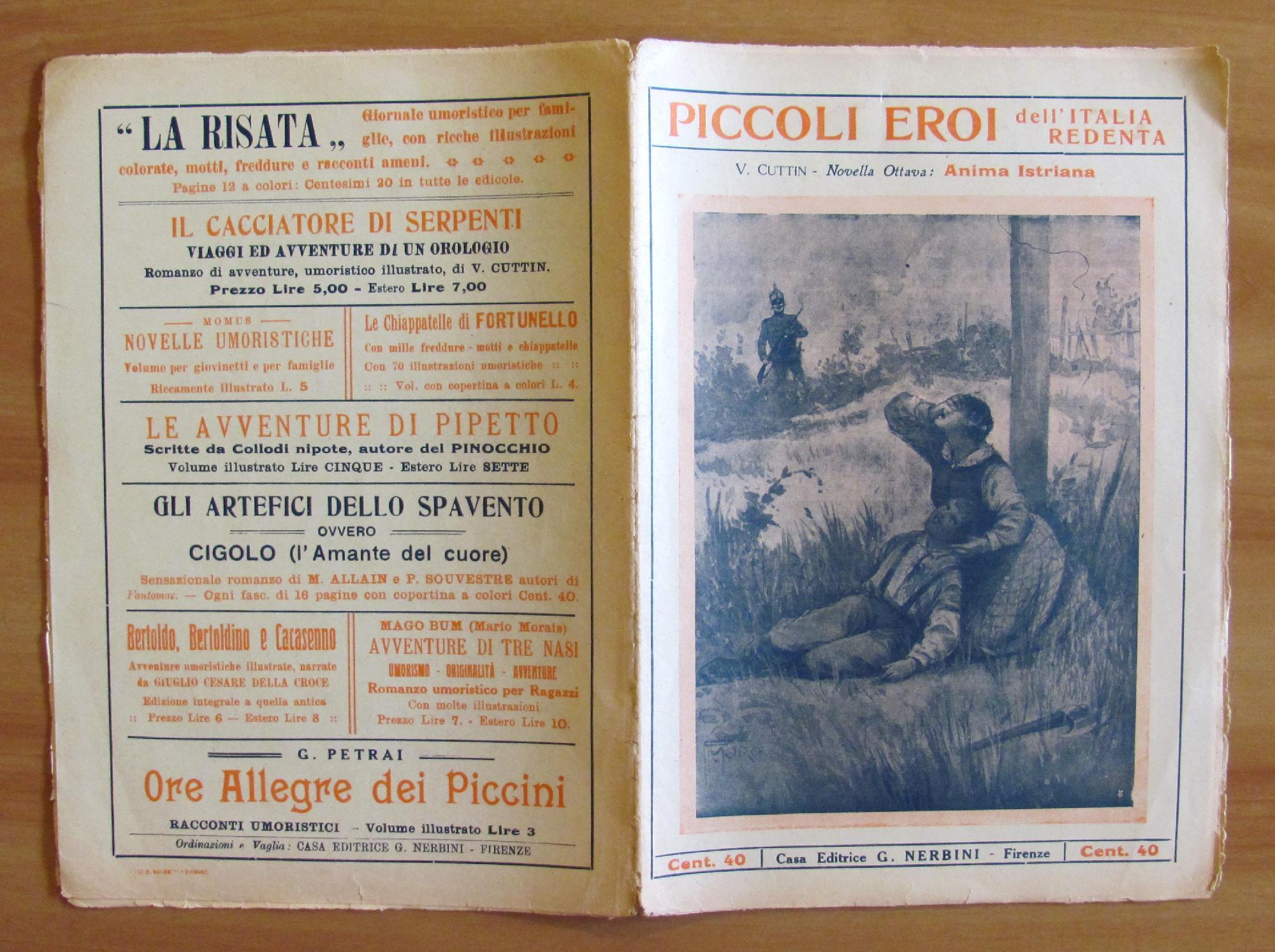 Piccoli Eroi Dell'Italia Redenta - Novella Ottava Anima Istriana, Annii '20