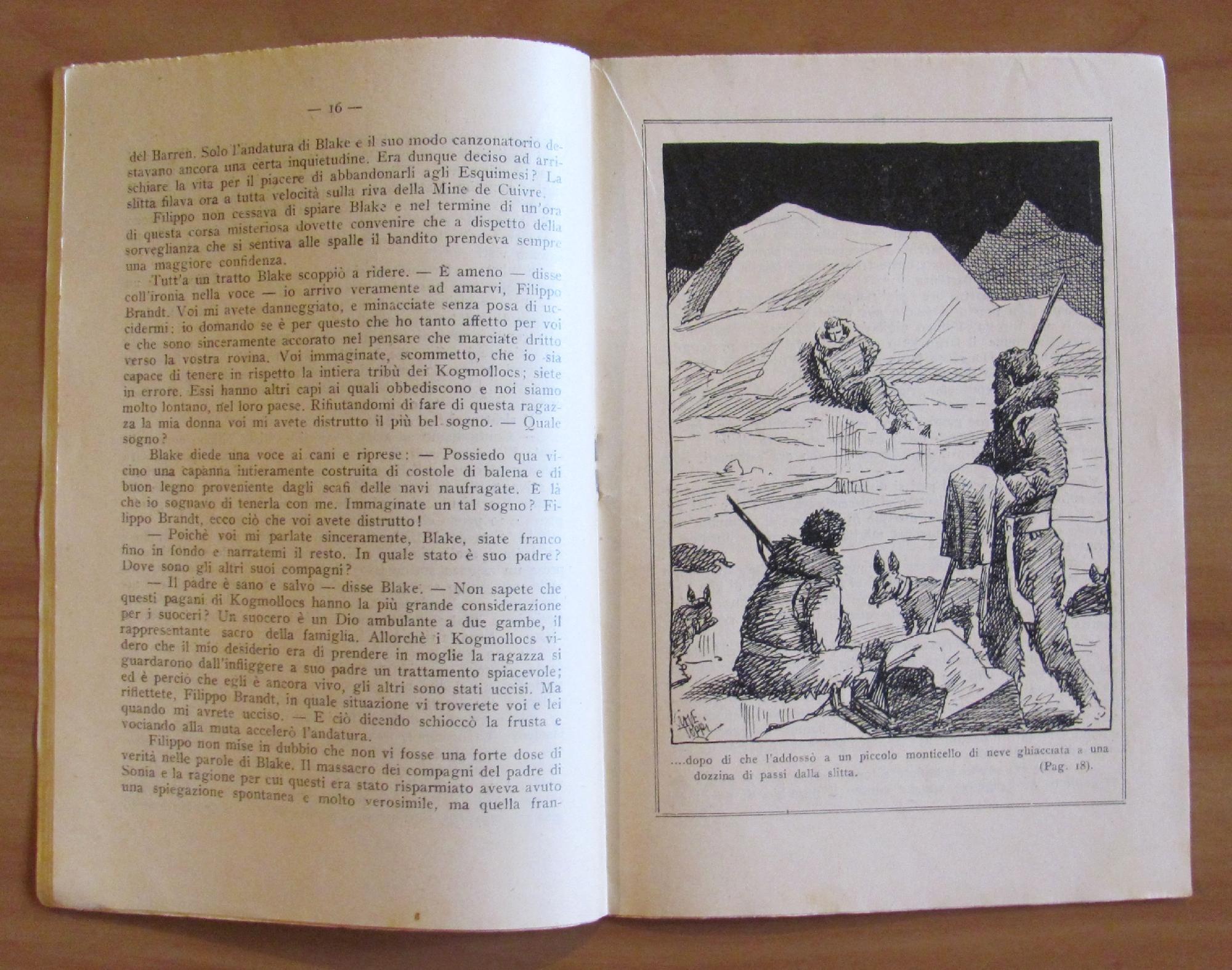 Il Re Dei Lupi - Collana Il Romanzo Settimanale N.28 - Nerbini, 1929 - Ill Toppi