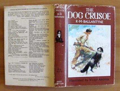 The Dog Crusoe, 1966 Ill. Ambrus - Robert Michael Ballantyne - copertina