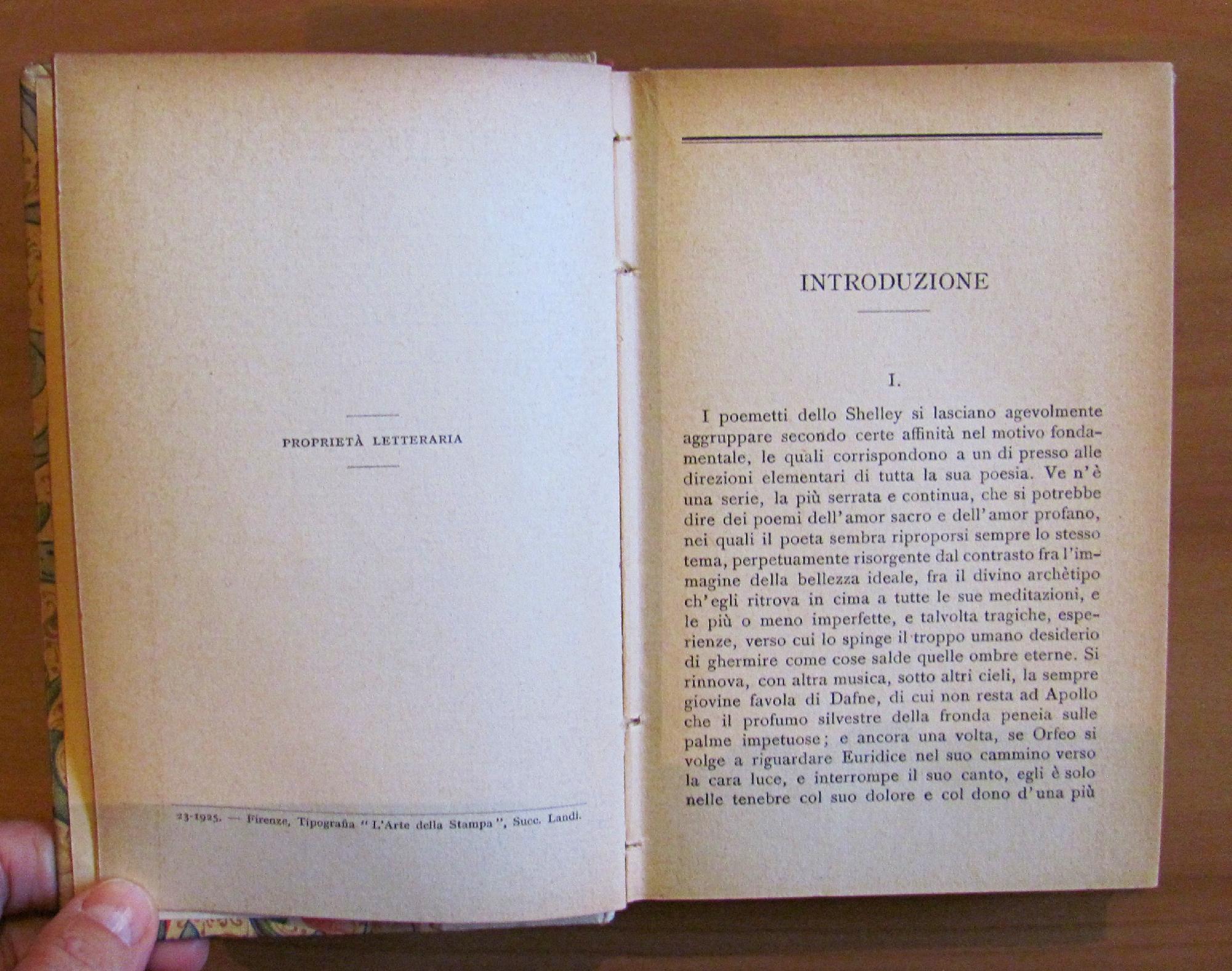 Poemetti - La Sensitiva - La Maga Dell'Atlante - Adonais - I Edizione 1925