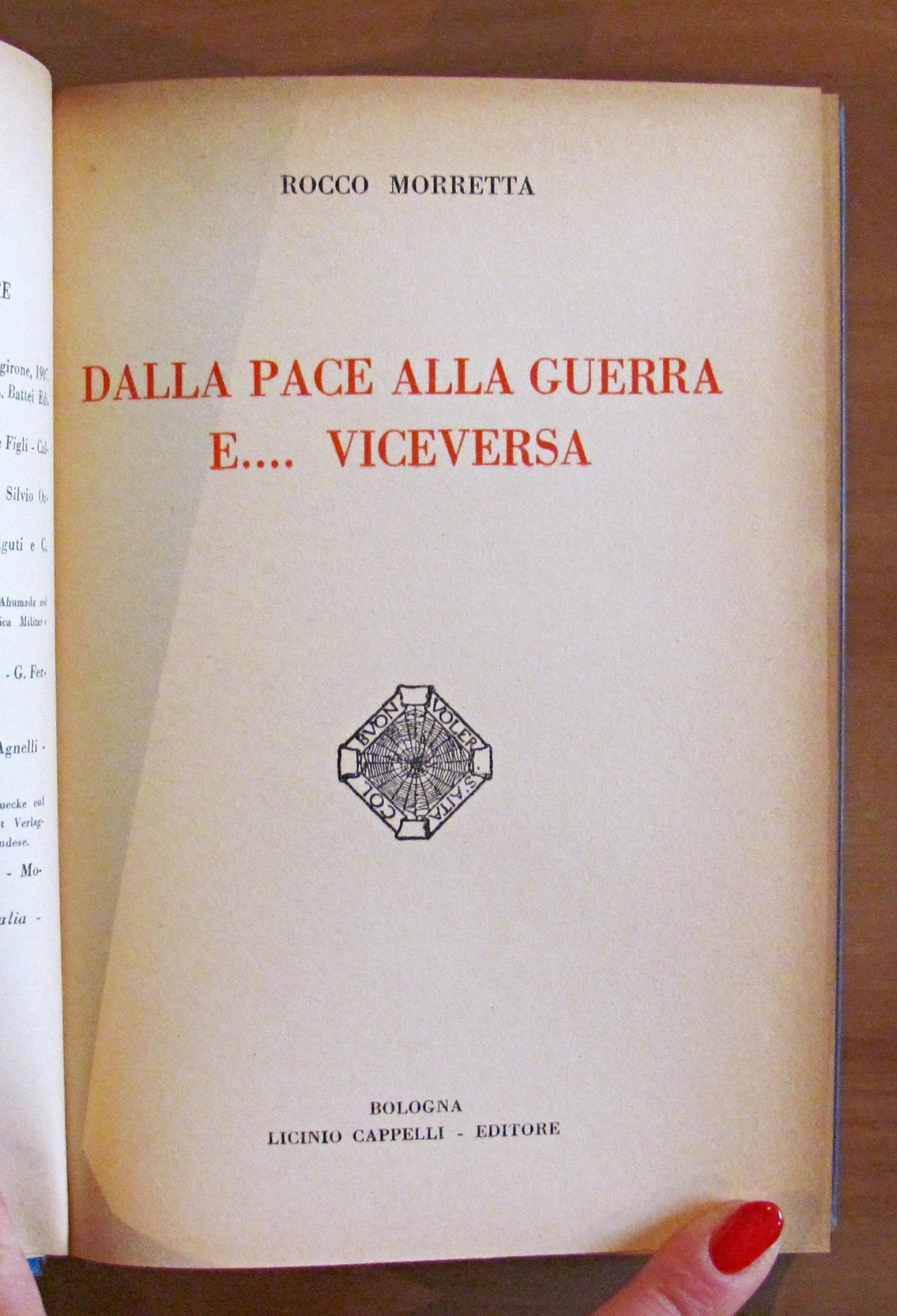 Dalla Pace Alla Guerra E... Viceversa