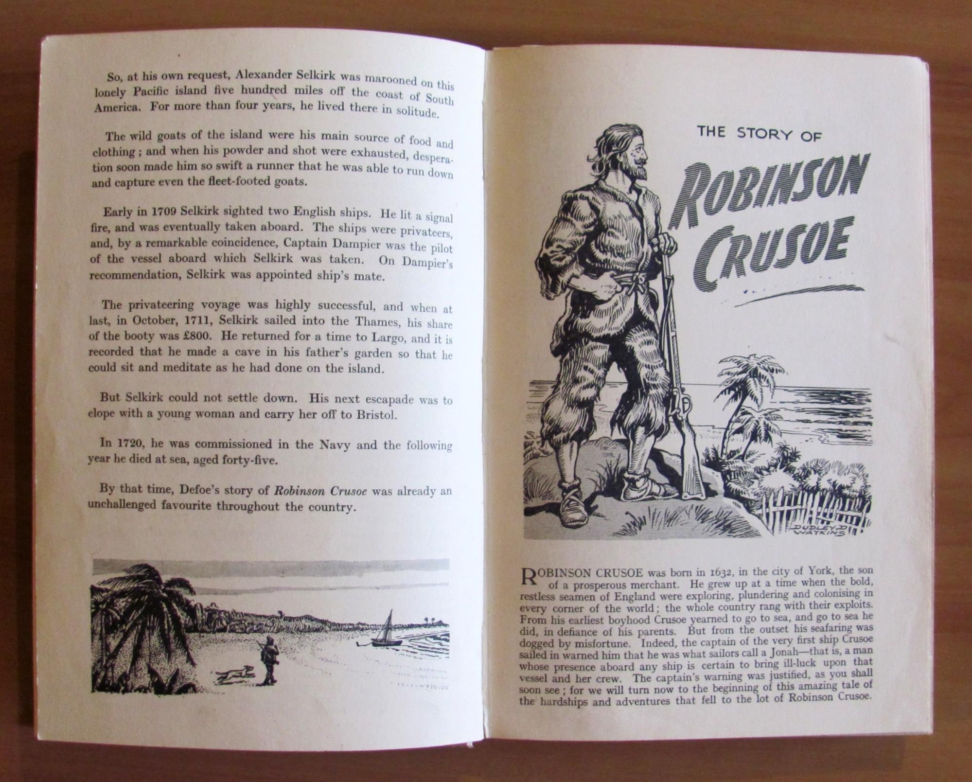 The Story of ROBINSON CRUSOE - Told in Pictures
