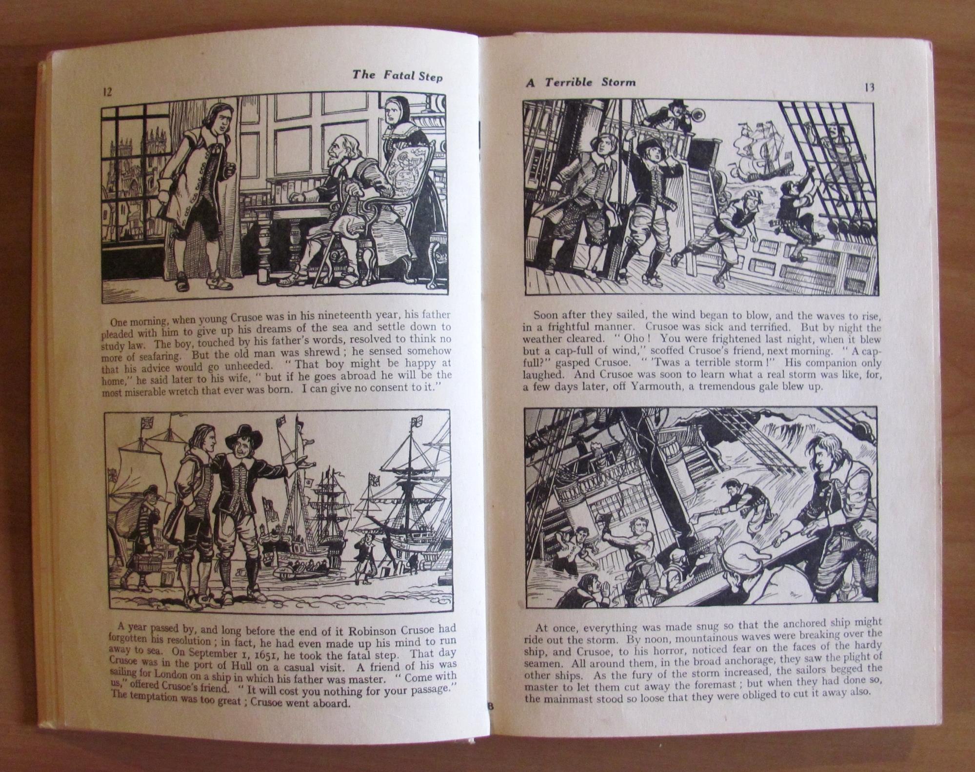 The Story of ROBINSON CRUSOE - Told in Pictures