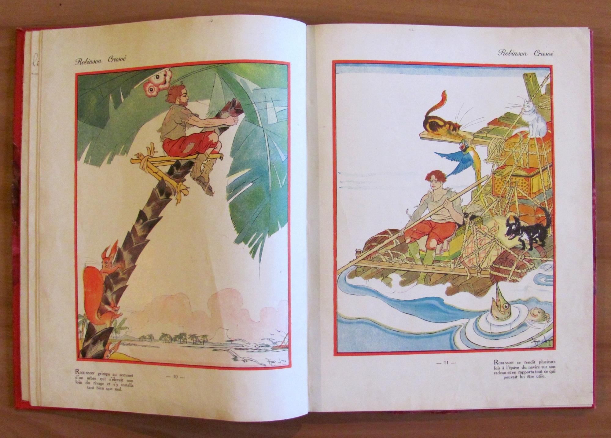 Robinson Crusoe - 1930 Ill. Felix Lorioux - Ottimo