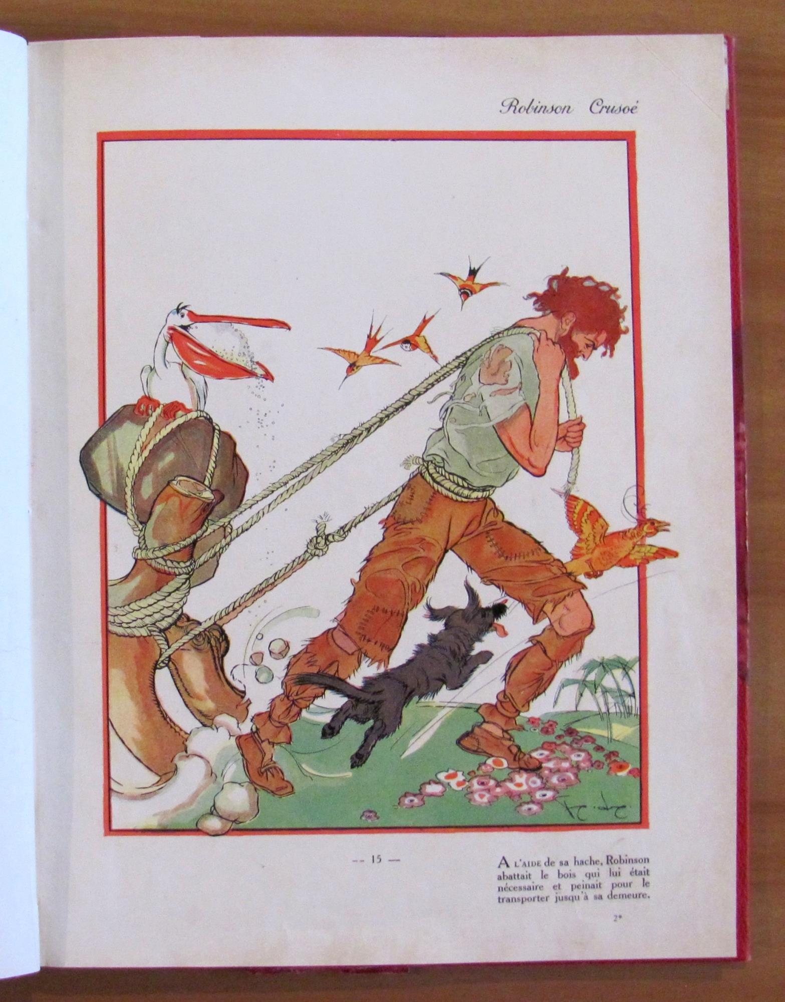 Robinson Crusoe - 1930 Ill. Felix Lorioux - Ottimo