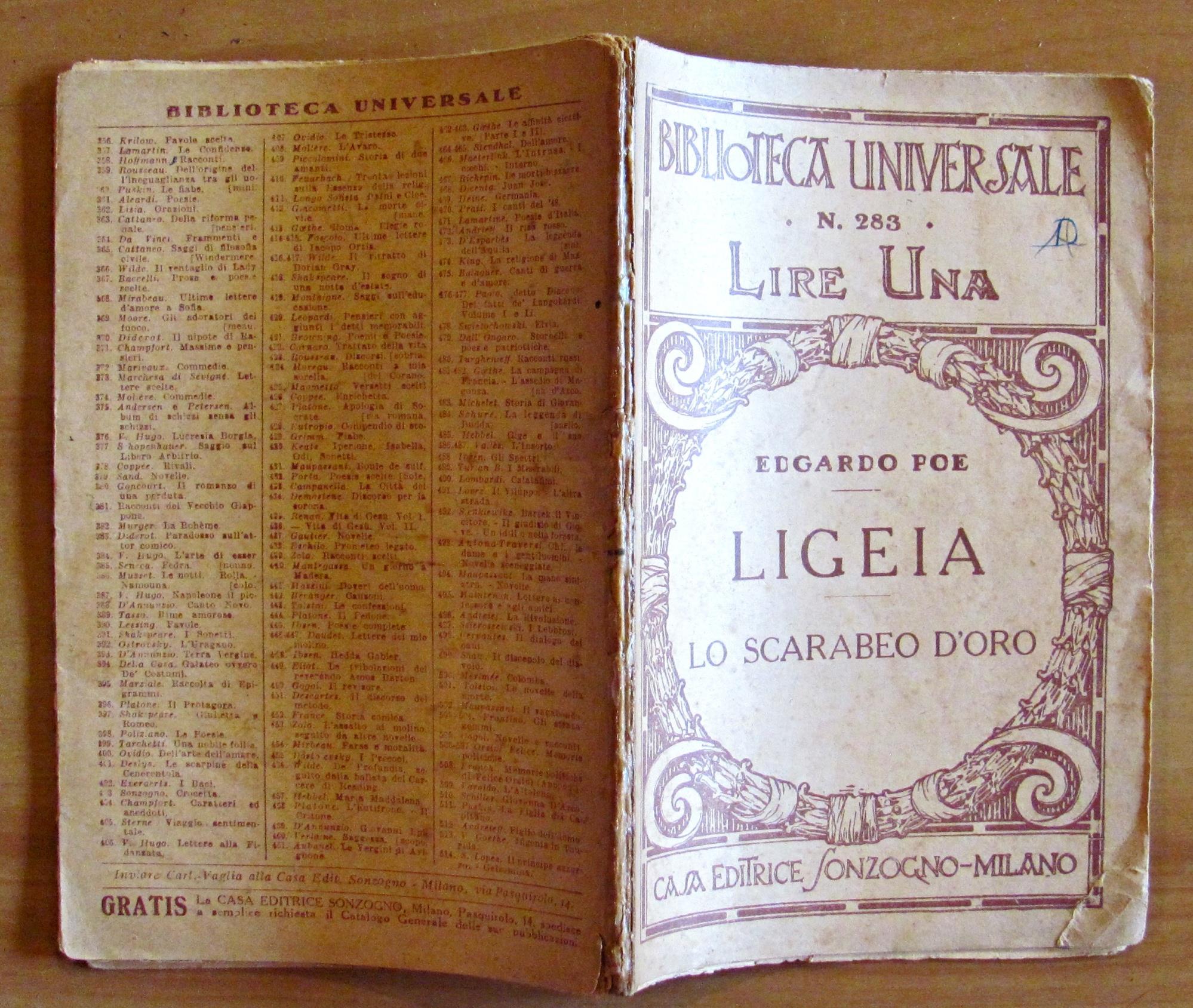 Ligeia - Lo Scarabeo D'Oro