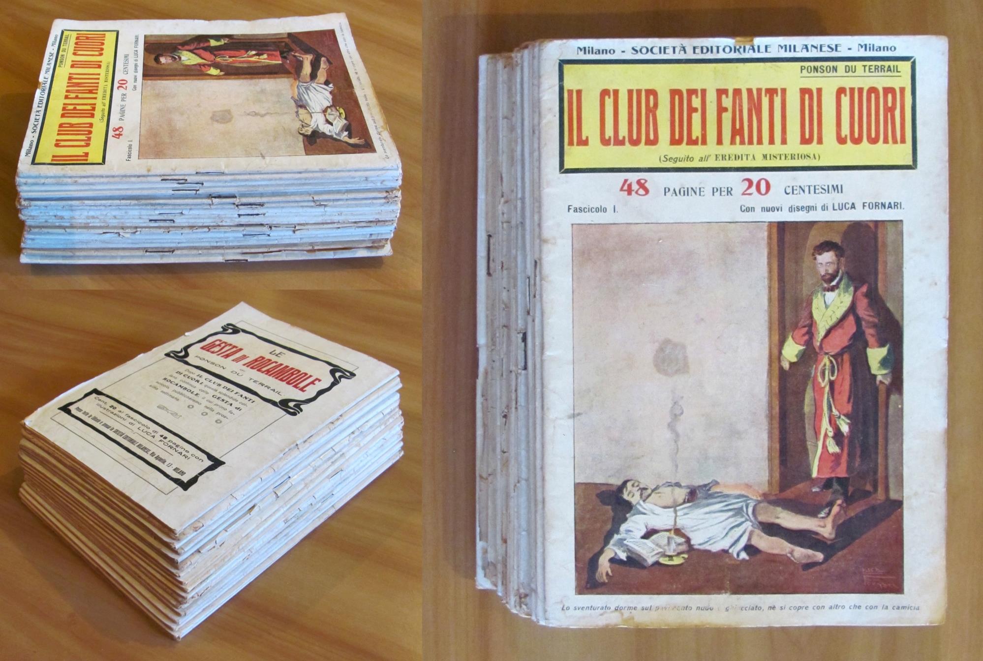 Il Club Dei Fantii Di Cuori (Seguito All'Eredità Misteriosa) - Collezione Completa 1/18 (Meno Il Fascicolo 8) - Rarissima