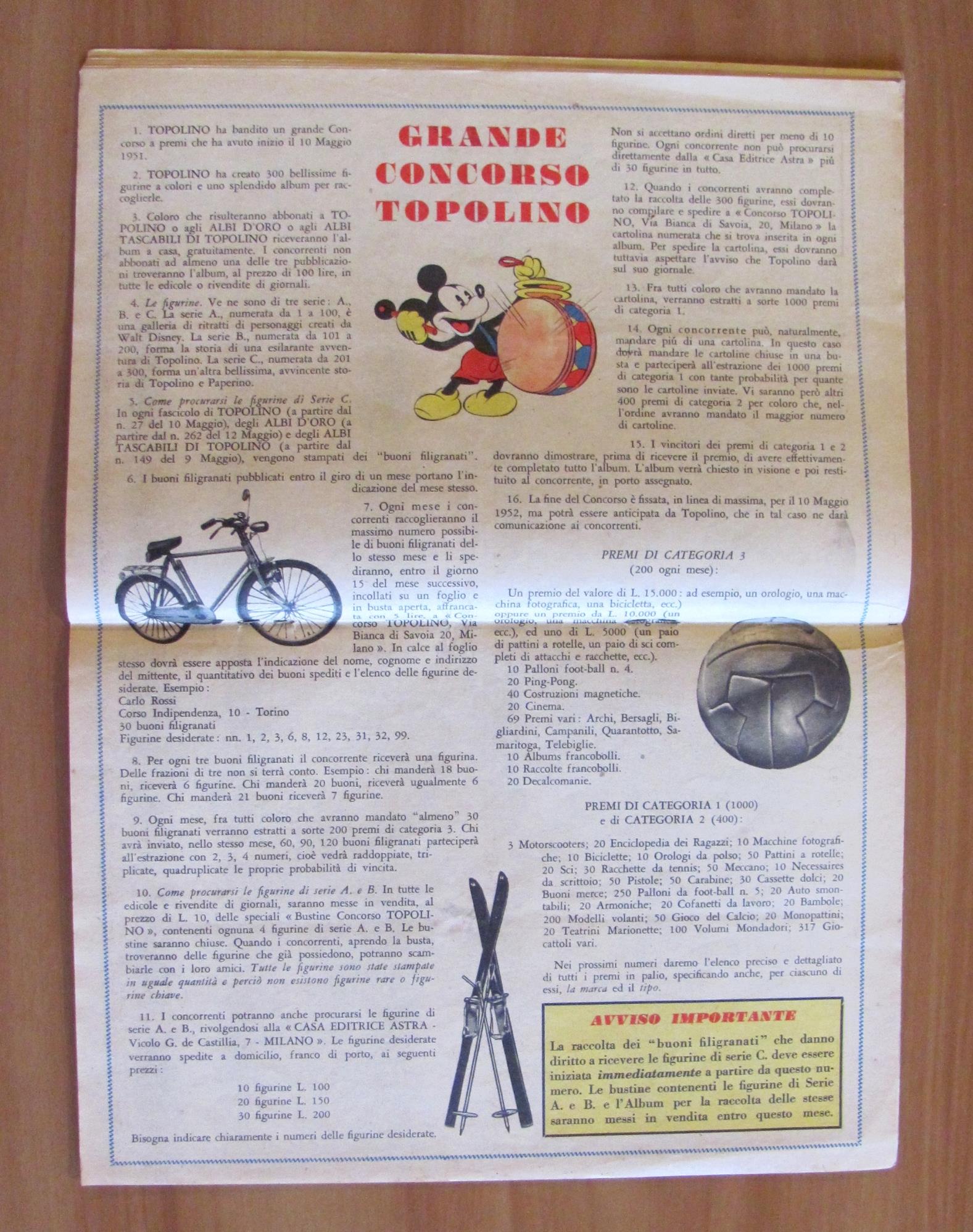 Paperino E Il Povero Orfanello - Albo D'Oro N.265 Del 1951