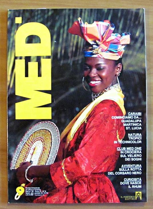 Med - Rivista Trimestrale Di Cultura E Turismo - Marzo '90 - Anno Iii N.9 - copertina
