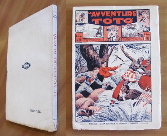 LE AVVENTURE DI TOTO' - Esploratore a 13 anni - Avventure di Terra e di Mare - Raccolta Completa 1/20 - Anonimo - copertina
