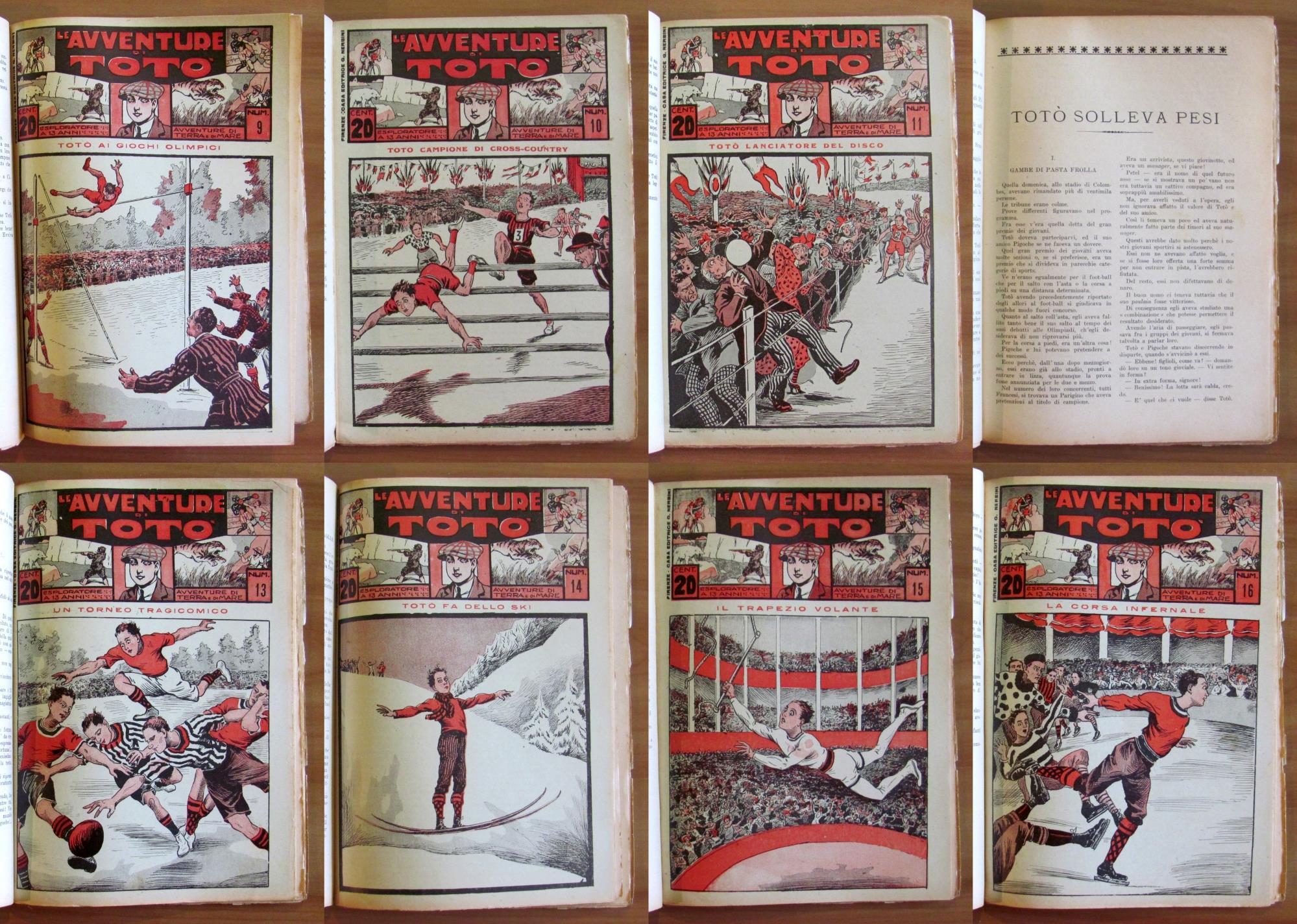 LE AVVENTURE DI TOTO' - Esploratore a 13 anni - Avventure di Terra e di Mare - Raccolta Completa 1/20