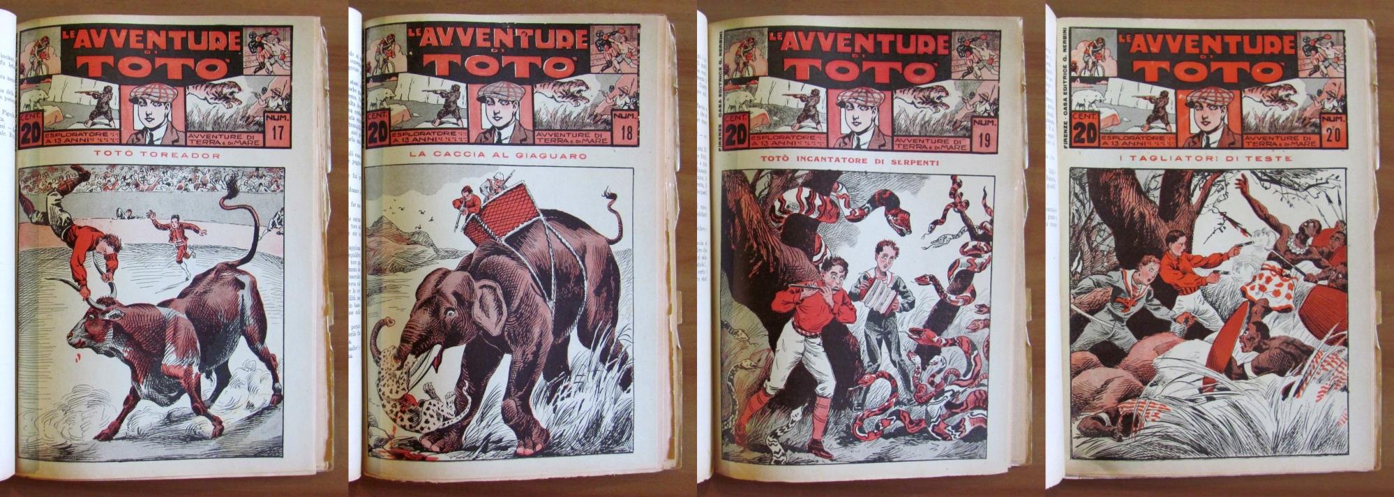 LE AVVENTURE DI TOTO' - Esploratore a 13 anni - Avventure di Terra e di Mare - Raccolta Completa 1/20