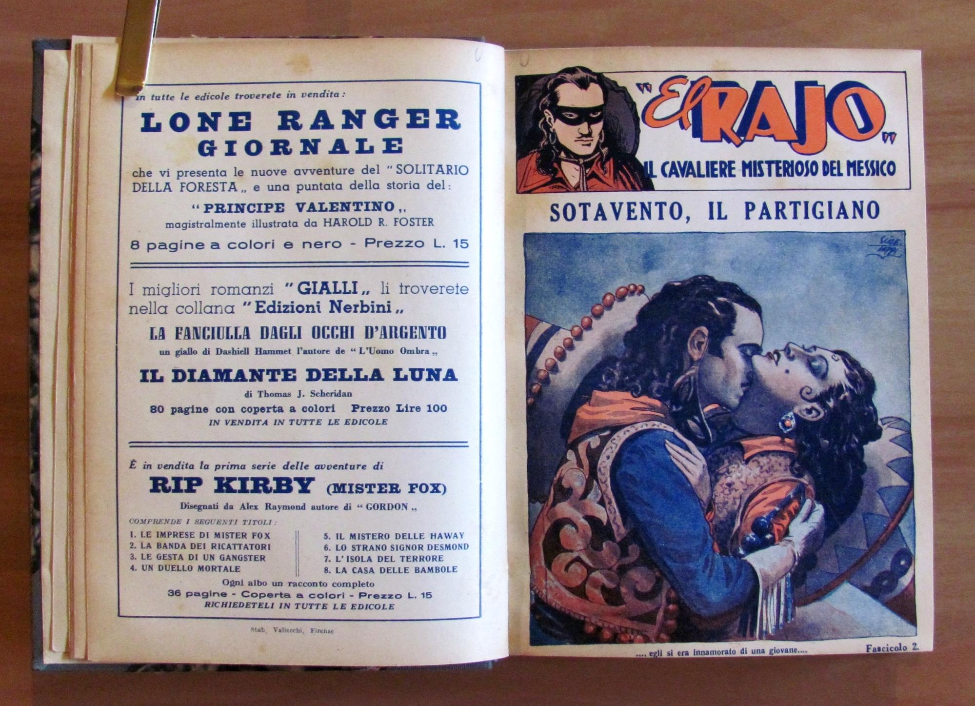 EL RAJO - Il cavaliere misterioso del Messico - Volumi I e II Completo