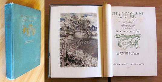 THE COMPLEAT ANGLER, I ed. 1931 - ill. Arthur RACKHAM - Izaak Walton - copertina