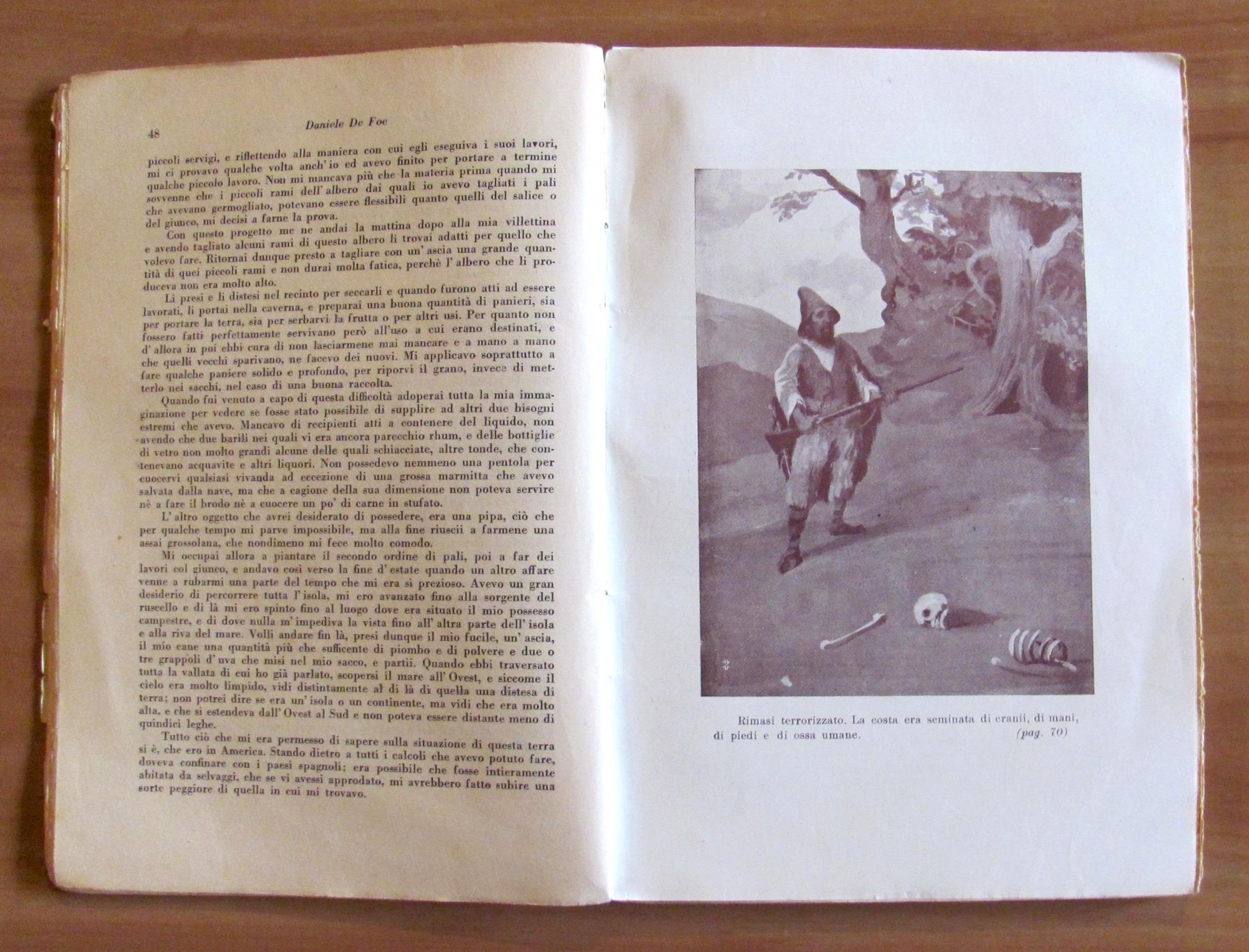LE AVVENTURE DI ROBINSON CRUSOE, - Nuova traduzione integrale 1933 - ill. TOPPI e SIRTI