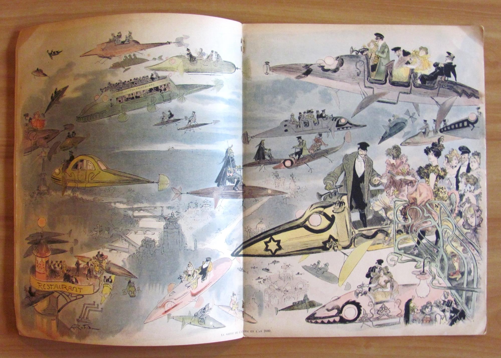 L' ALBUM X par Robida, 1900 ca