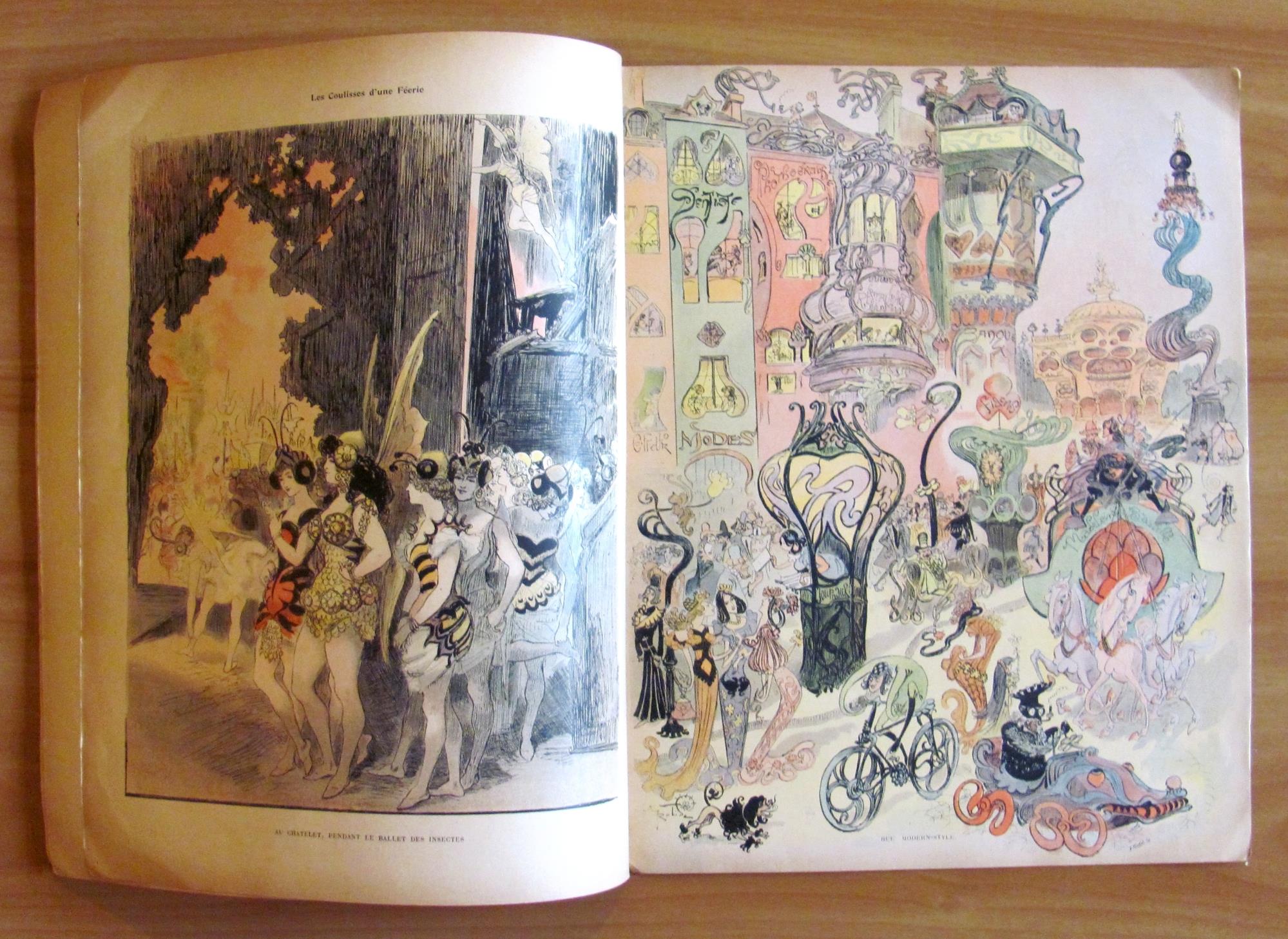 L' ALBUM X par Robida, 1900 ca