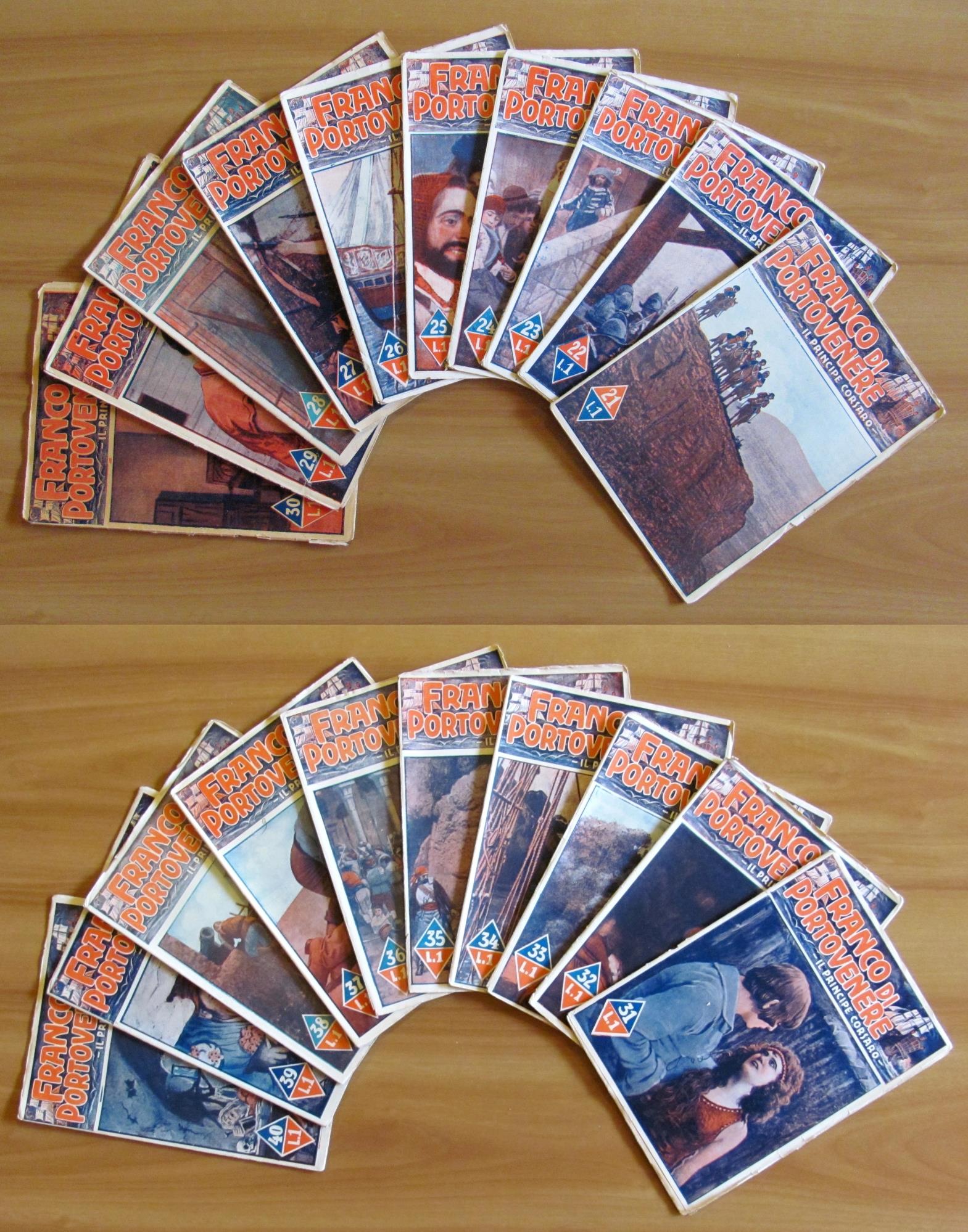 FRANCO DI PORTOVENERE il Principe Corsaro, 1932 - Fasc. 1/90 COMPLETO