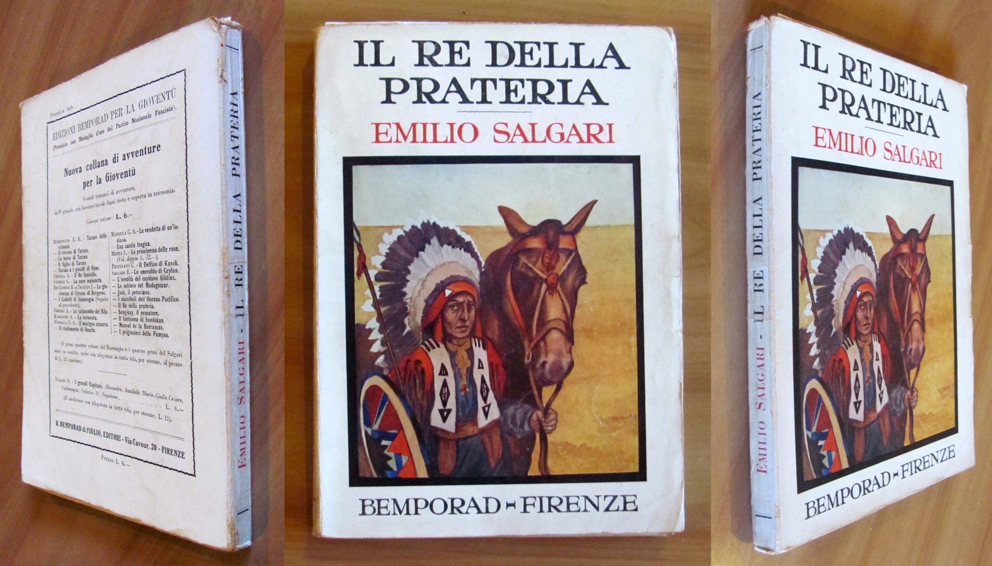 IL RE DELLA PRATERIA - 1931 - ill. G. G. BRUNO