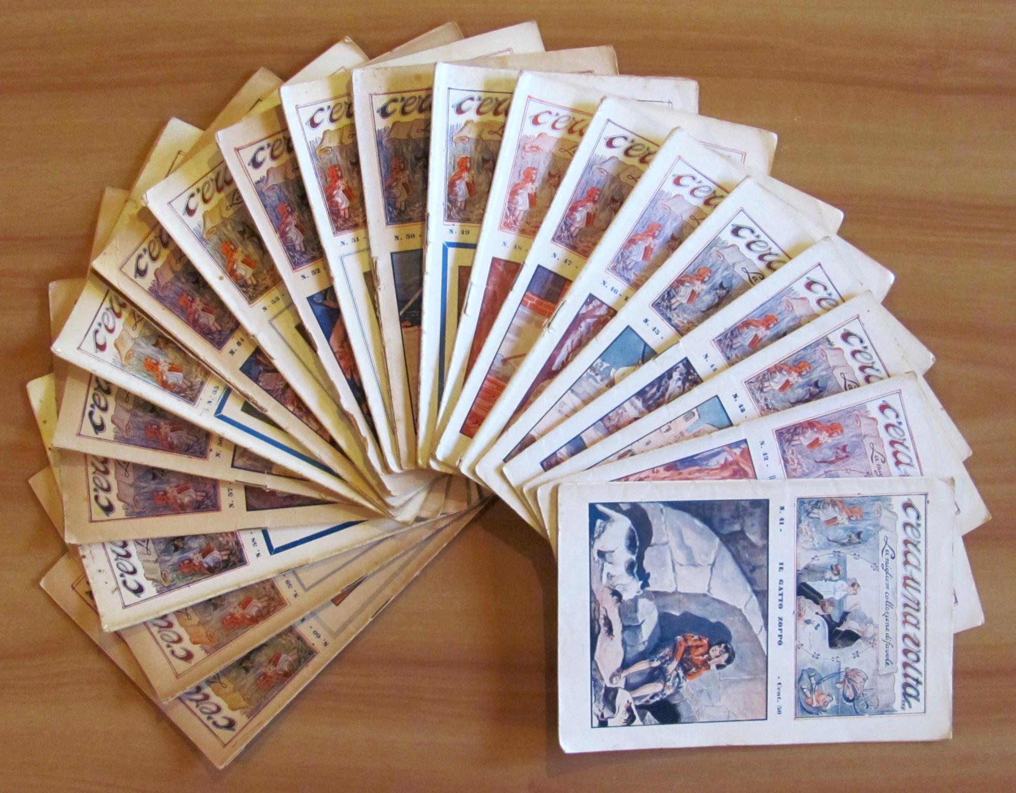 C'ERA UNA VOLTA... La migliore collezione di Favole - Raccolta in Fascicoli sciolti 1/78 del 1930