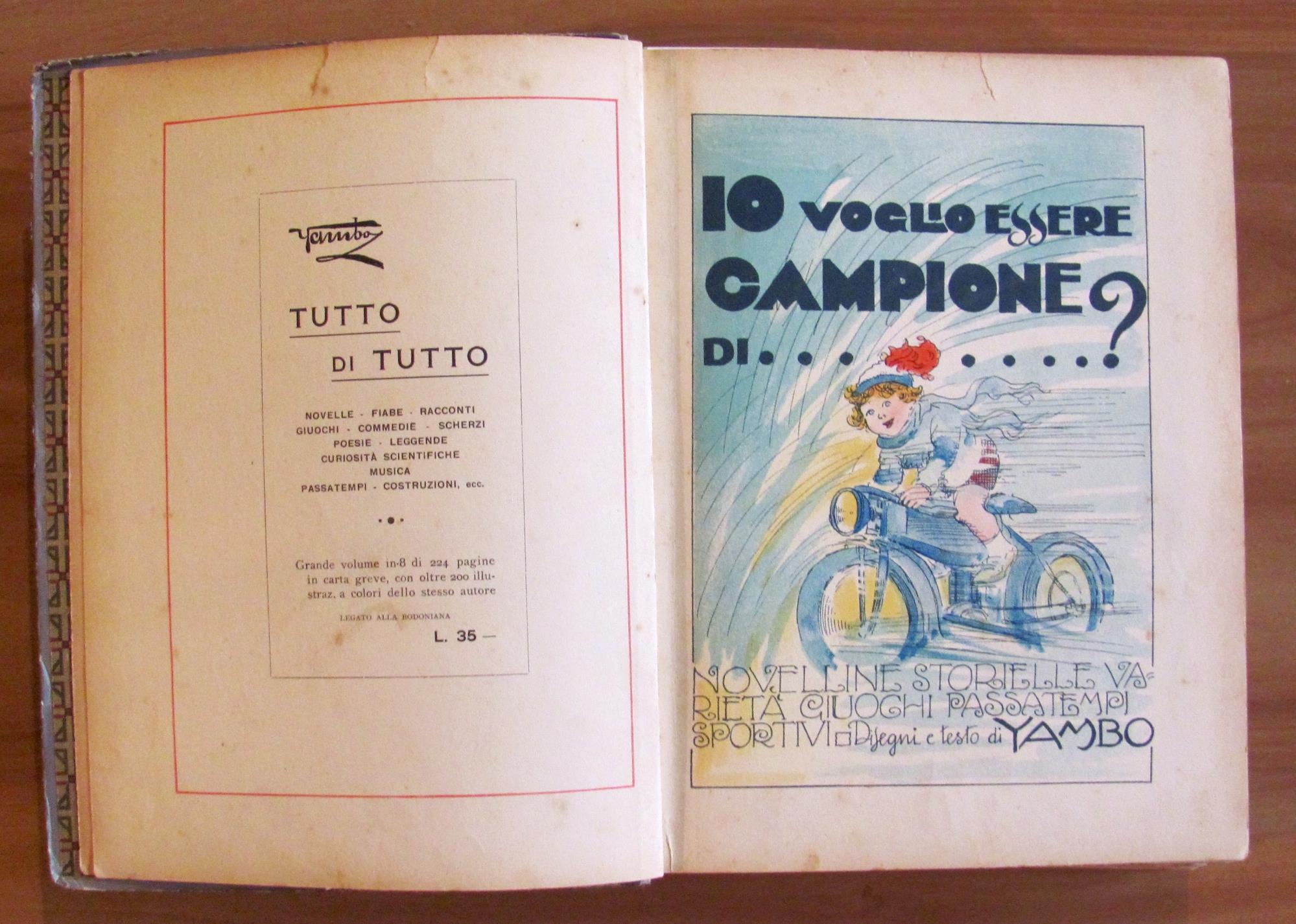 IO VOGLIO ESSERE CAMPIONE DI... ? - I edizione 1931