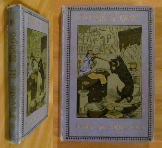 FAVOLE DI ESOPO - 1887 con 160 ill. di GRISET - Esopo - copertina