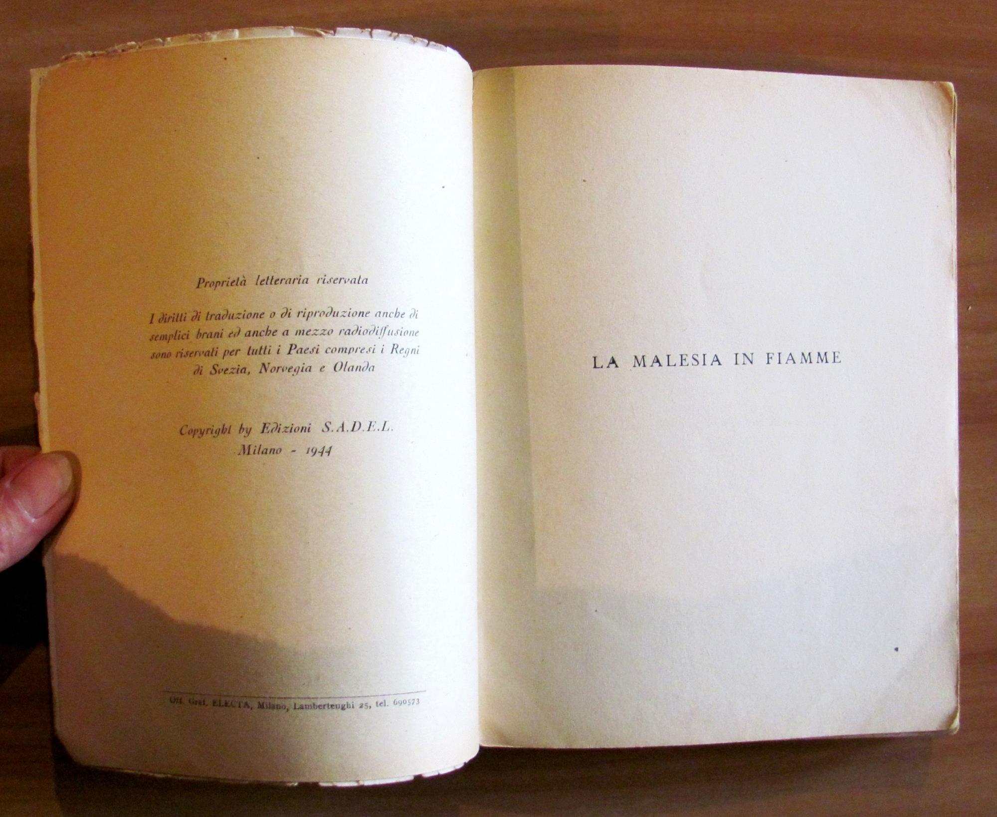 La Malesia In Fiamme