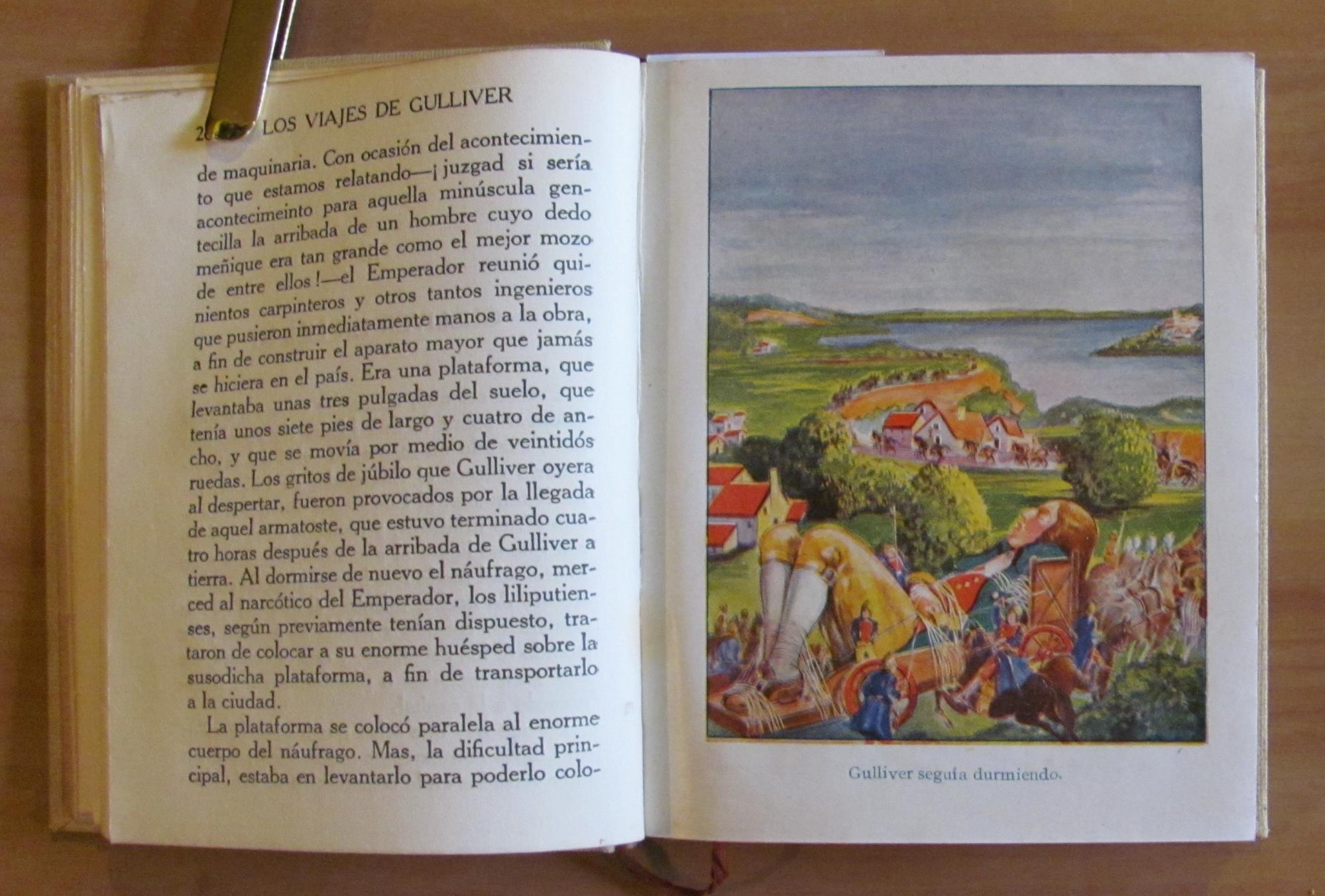 LOS VIAJES DE GULLIVER A LILIPUT Y BRODIGNAC, 1926 ill. LA PORTILLA