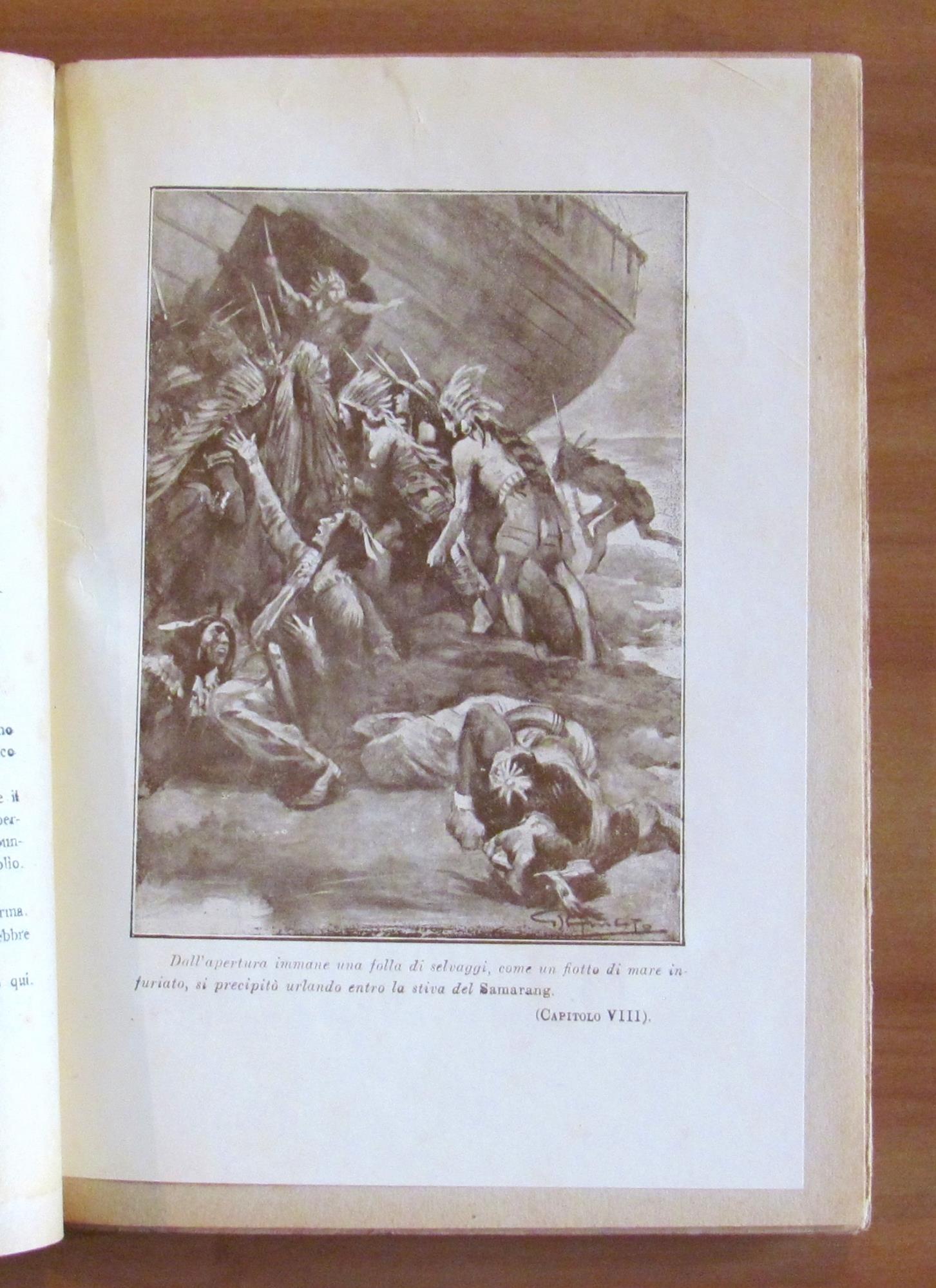 IL CAPITANO DEL SAMARANG, I ed. 1922 - ill. D'AMATO -- Intonso