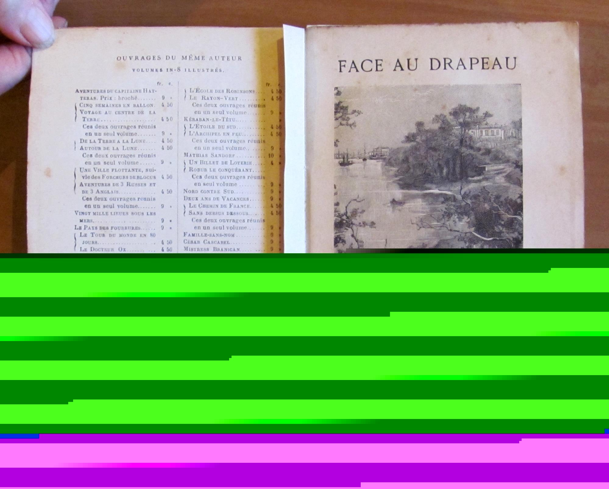 Les Voyages Extraordinaires - FACE AU DRAPEAU, 1916 - ill. BENETT