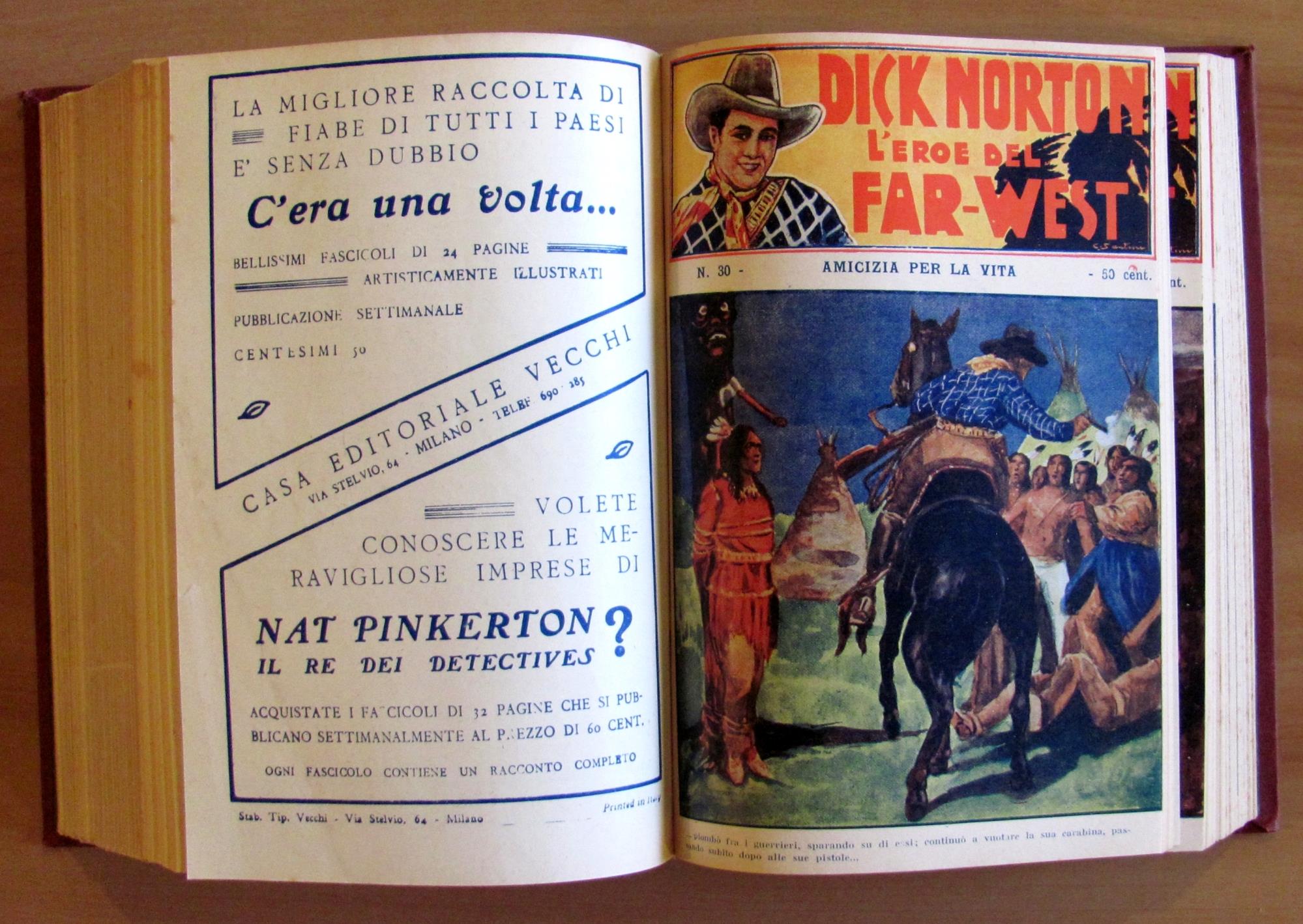 DICK NORTON L'eroe del Far-West - Fascicoli 1/44, 1931/32 in Italiano