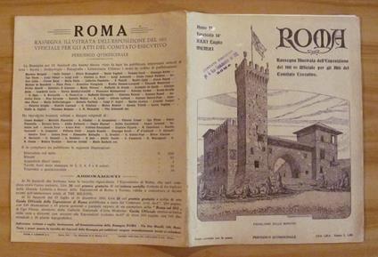 ROMA - RASSEGNA ILLUSTRATA ESPOSIZIONE del 1911 - copertina